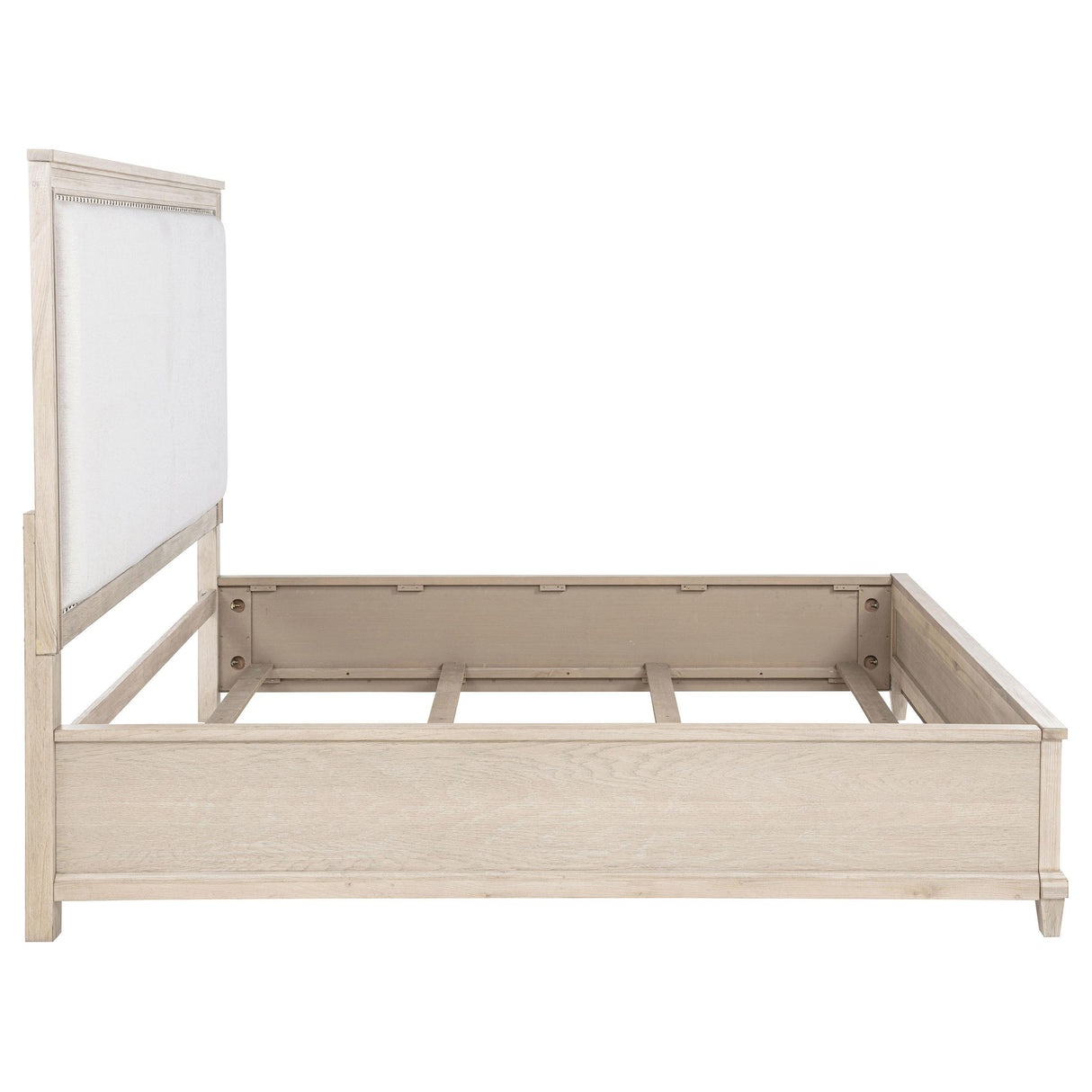 Pembroke Washed Oak 66-inch Eastern King Panel Bed from Coaster - Luna Furniture