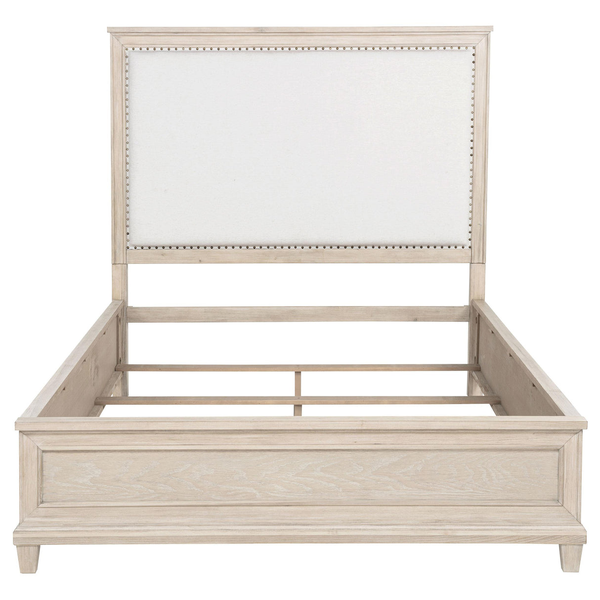 Pembroke Washed Oak 66-inch Queen Panel Bed from Coaster - Luna Furniture