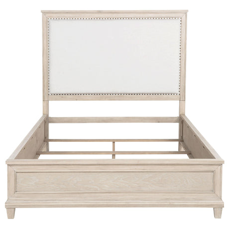 Pembroke Washed Oak 66-inch Queen Panel Bed from Coaster - Luna Furniture