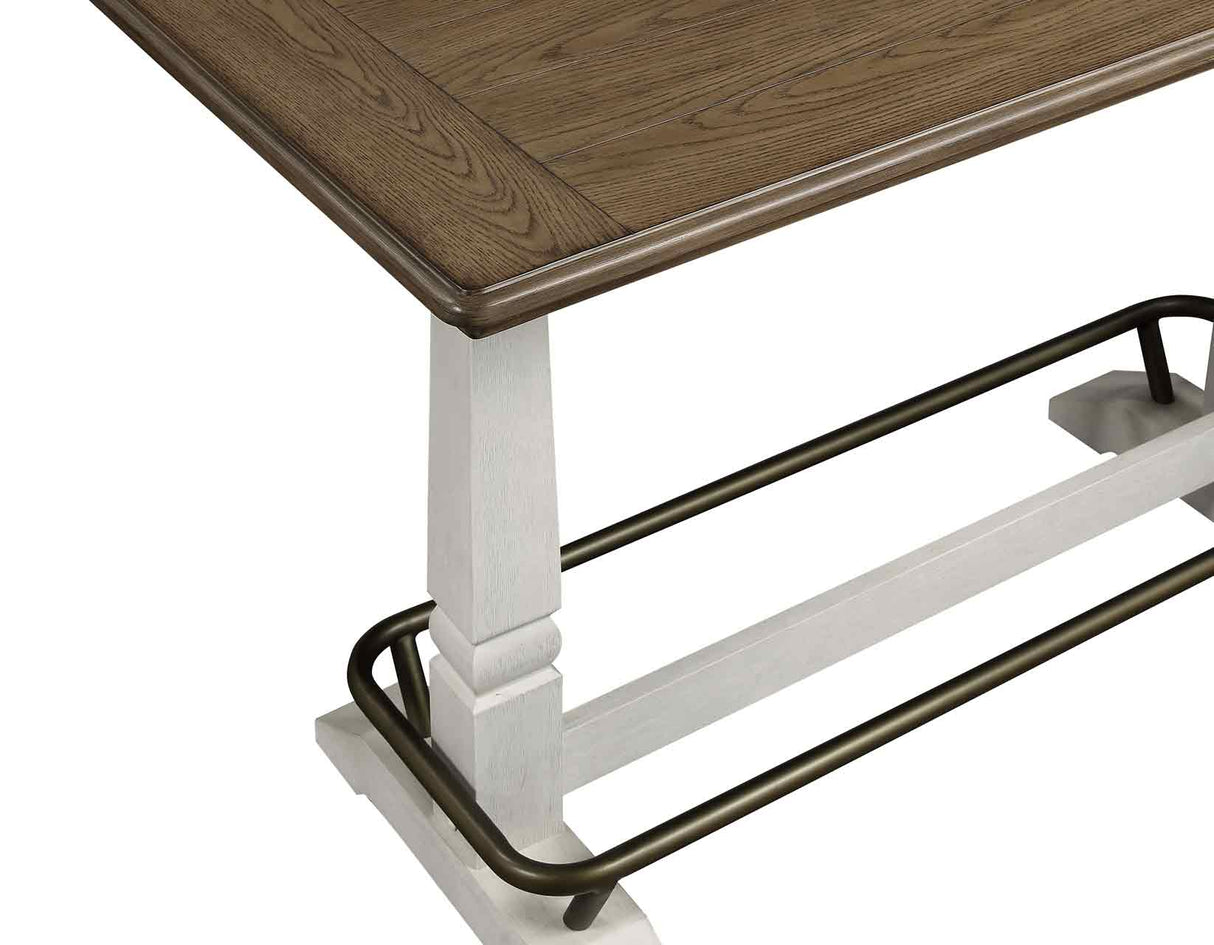Pendleton Two-tone 59.5-inch Counter Height Table from Steve Silver - Luna Furniture