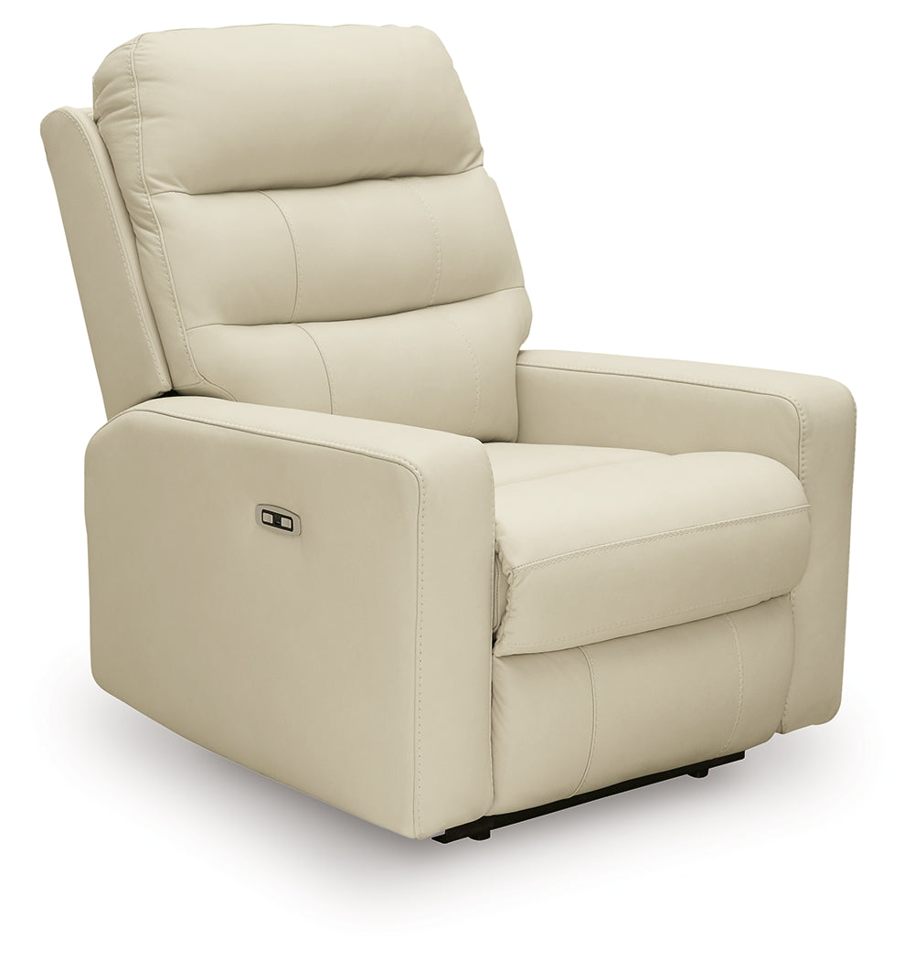 Pennacle Pier Canvas Power Recliner from Ashley - Luna Furniture
