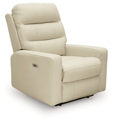 Pennacle Pier Canvas Power Recliner from Ashley - Luna Furniture