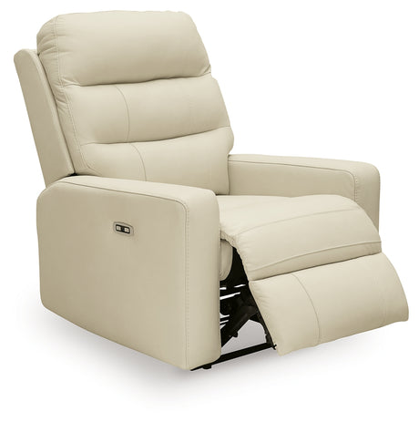 Pennacle Pier Canvas Power Recliner from Ashley - Luna Furniture