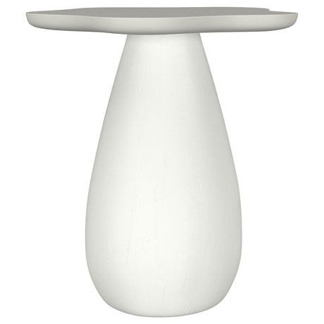Perth Off White Cloud Shaped Top Side Table from Coaster - Luna Furniture