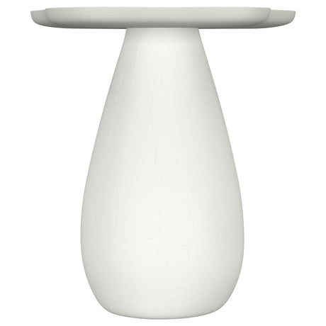 Perth Off White Cloud Shaped Top Side Table from Coaster - Luna Furniture