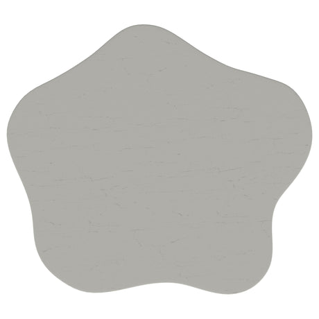 Perth Off White Cloud Shaped Top Side Table from Coaster - Luna Furniture