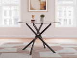 Pharwynn Black Dining Table from Ashley - Luna Furniture