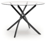 Pharwynn Black Dining Table from Ashley - Luna Furniture