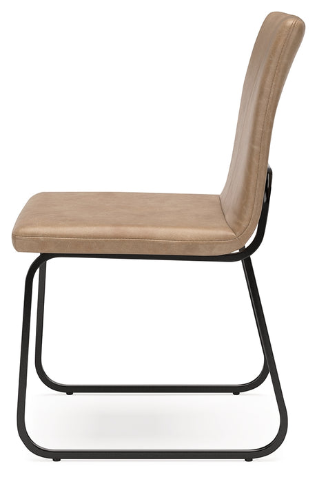 Pharwynn Toast Dining Chair, Set of 4 from Ashley - Luna Furniture