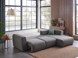 Picasso Oscar Gray Sleeper Sectional from Bellona - Luna Furniture