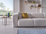 Picasso Oscar White RAF Chaise Sleeper Sectional from Bellona - Luna Furniture