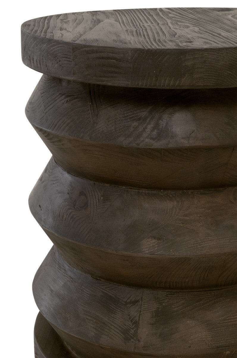 Pier Accent Table in Drift Brown Pine from Essentials For Living - Luna Furniture