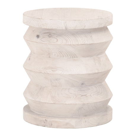 Pier Accent Table in White Wash Pine from Essentials For Living - Luna Furniture