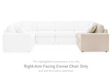 Pillar Peak Oyster Right-Arm Facing Corner Chair from Ashley - Luna Furniture