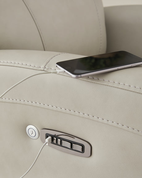 Pincara Bone Power AutoGlide Recliner from Ashley Furniture - Luna Furniture