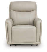 Pincara Bone Power AutoGlide Recliner from Ashley Furniture - Luna Furniture