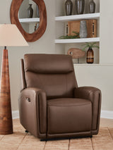 Pincara Umber Power AutoGlide Recliner from Ashley Furniture - Luna Furniture