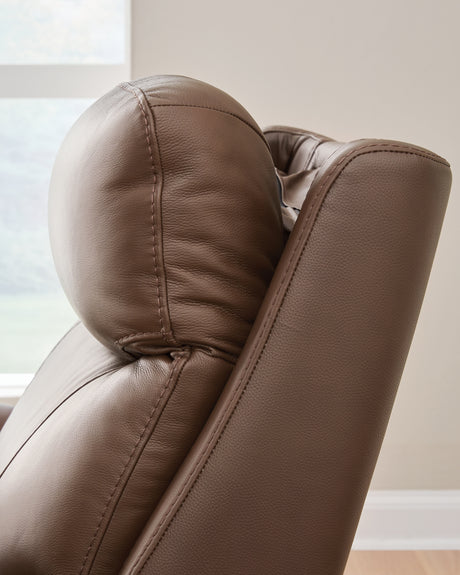 Pincara Umber Power AutoGlide Recliner from Ashley Furniture - Luna Furniture