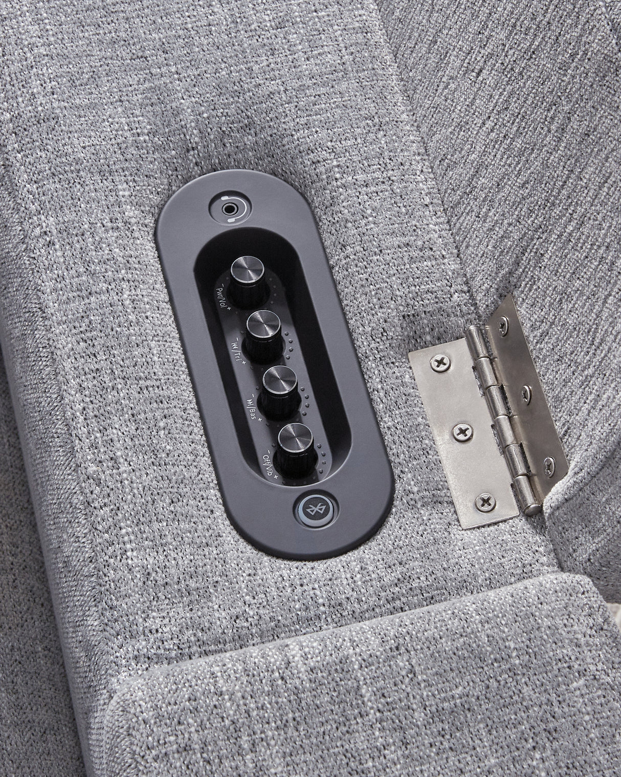 Pineland Pewter Power Glider Recliner with Audio System from Ashley - Luna Furniture