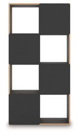 Piperton Charcoal Eight Cube Organizer from Ashley - Luna Furniture