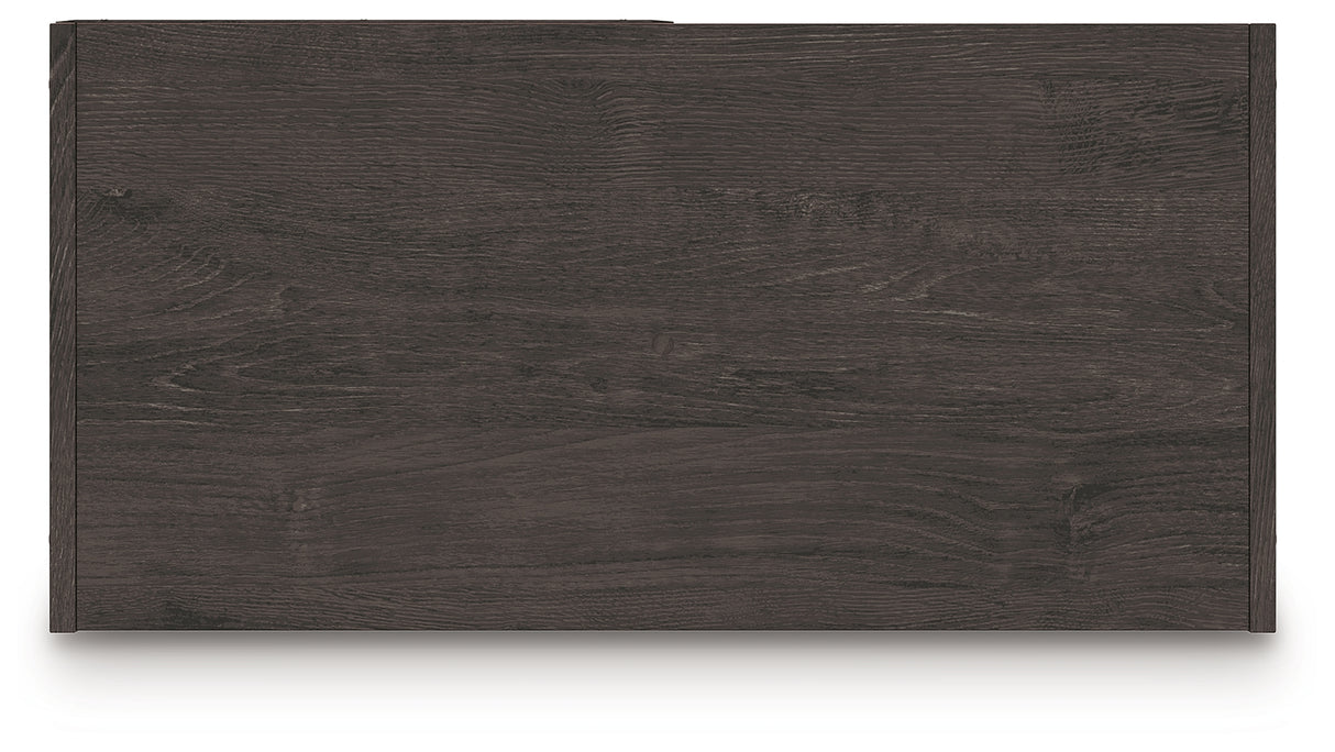Piperton Charcoal Four Cube Organizer from Ashley - Luna Furniture