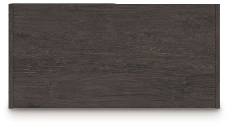 Piperton Charcoal Four Cube Organizer from Ashley Furniture - Luna Furniture