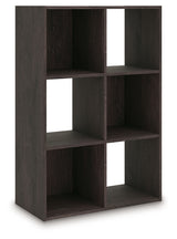 Piperton Charcoal Six Cube Organizer from Ashley - Luna Furniture