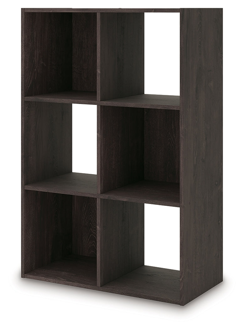 Piperton Charcoal Six Cube Organizer from Ashley - Luna Furniture