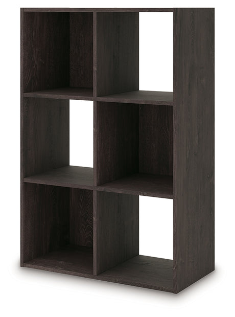Piperton Charcoal Six Cube Organizer from Ashley - Luna Furniture