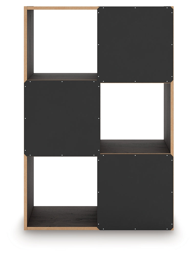 Piperton Charcoal Six Cube Organizer from Ashley - Luna Furniture
