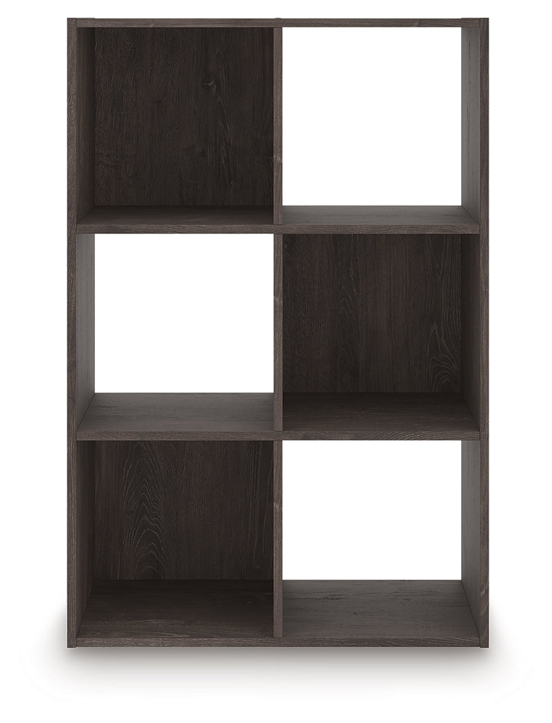 Piperton Charcoal Six Cube Organizer from Ashley - Luna Furniture