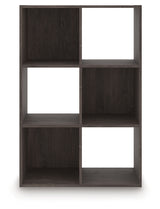 Piperton Charcoal Six Cube Organizer from Ashley - Luna Furniture