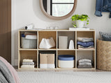 Piperton Tan Eight Cube Organizer from Ashley - Luna Furniture