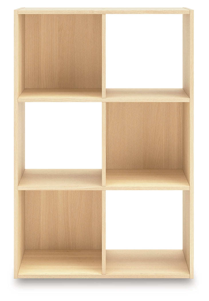 Piperton Tan Six Cube Organizer from Ashley - Luna Furniture