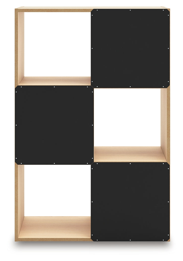 Piperton Tan Six Cube Organizer from Ashley - Luna Furniture