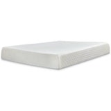 Piperton Twin Platform Bed with Mattress in White from Ashley - Luna Furniture