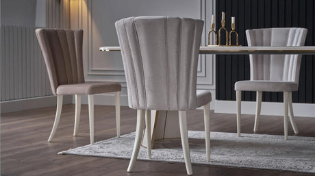 Plaza Ivory Dining Chair from Bellona - Luna Furniture