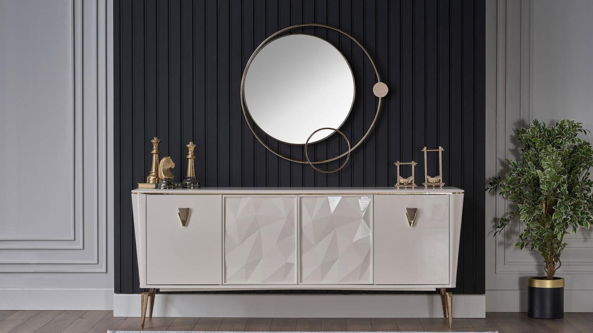Plaza Ivory Buffet from Bellona - Luna Furniture