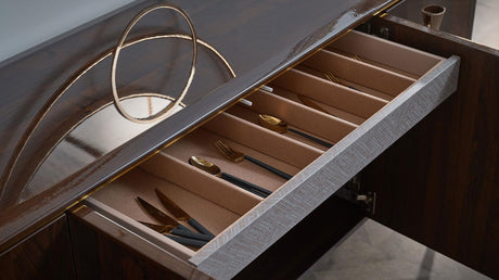 Plaza Walnut/Plaza Teks Buffet from Bellona - Luna Furniture