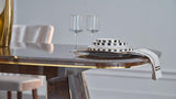 Plaza Walnut Dining Table from Bellona - Luna Furniture