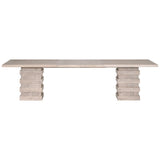 Plaza Extension Dining Table in Natural Gray Acacia from Essentials For Living - Luna Furniture