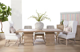 Plaza Extension Dining Table in Natural Gray Acacia from Essentials For Living - Luna Furniture
