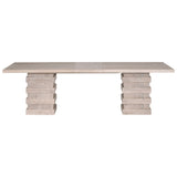 Plaza Extension Dining Table in Natural Gray Acacia from Essentials For Living - Luna Furniture