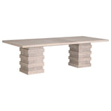 Plaza Extension Dining Table in Natural Gray Acacia from Essentials For Living - Luna Furniture