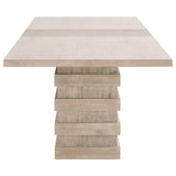 Plaza Extension Dining Table in Natural Gray Acacia from Essentials For Living - Luna Furniture