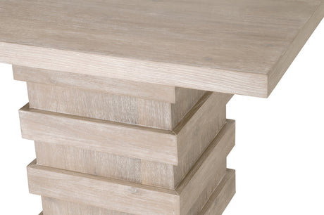 Plaza Extension Dining Table in Natural Gray Acacia from Essentials For Living - Luna Furniture