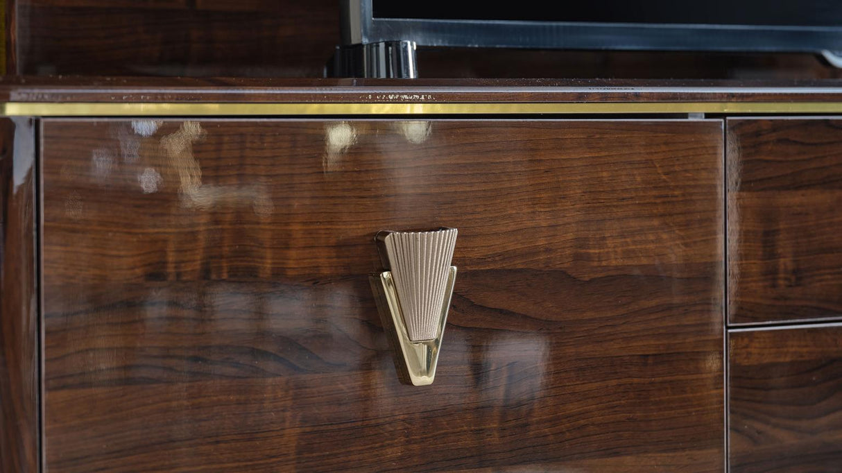 Plaza Walnut TV Stand from Bellona - Luna Furniture