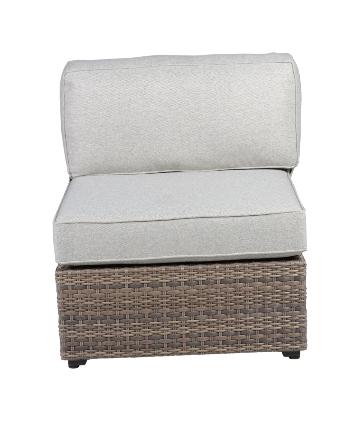 Tamyra Sand Resin Wicker Patio Armless Chairs, Set of 2 from Steve Silver - Luna Furniture