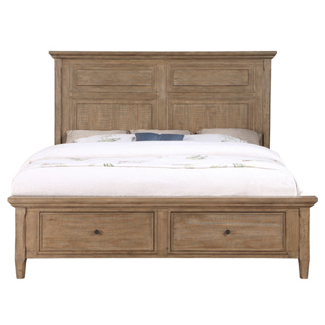 Riverdale Driftwood Queen Storage Platform Bed from Steve Silver - Luna Furniture