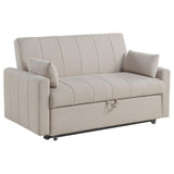 Portland Latte Boucle Sleeper Sofa Bed from Coaster - Luna Furniture